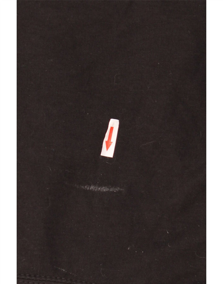 Suéter feminino ZARA cropped oversized Reino Unido 10 pequeno preto