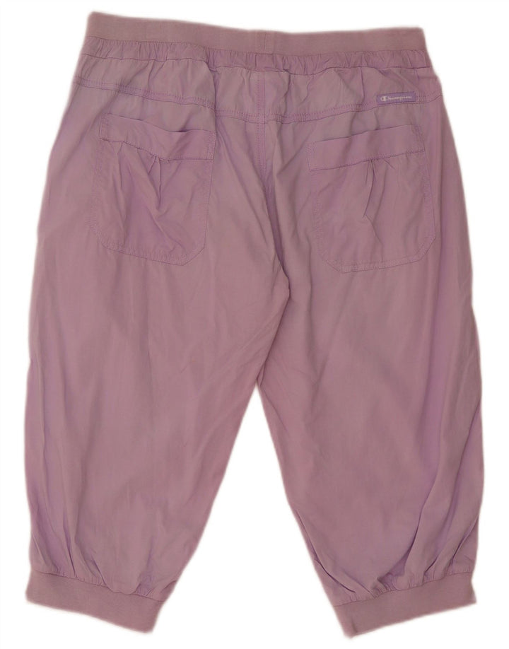 Bermuda feminina Champion XL W36 algodão roxo