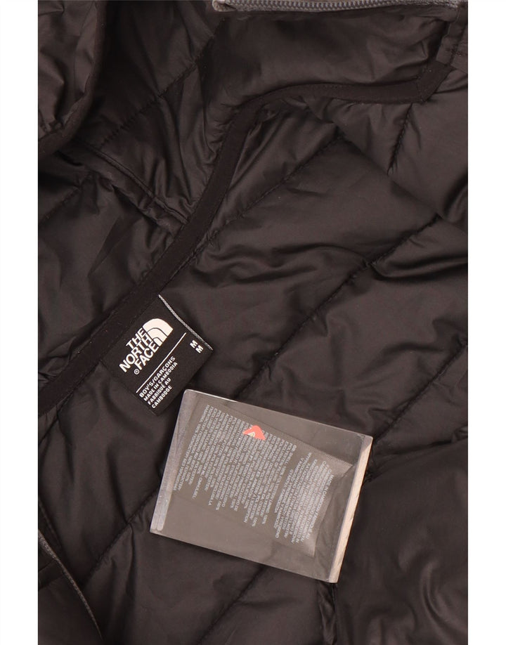 Jaqueta acolchoada com capuz The North Face Boys 9-10 anos médio preto poliéster
