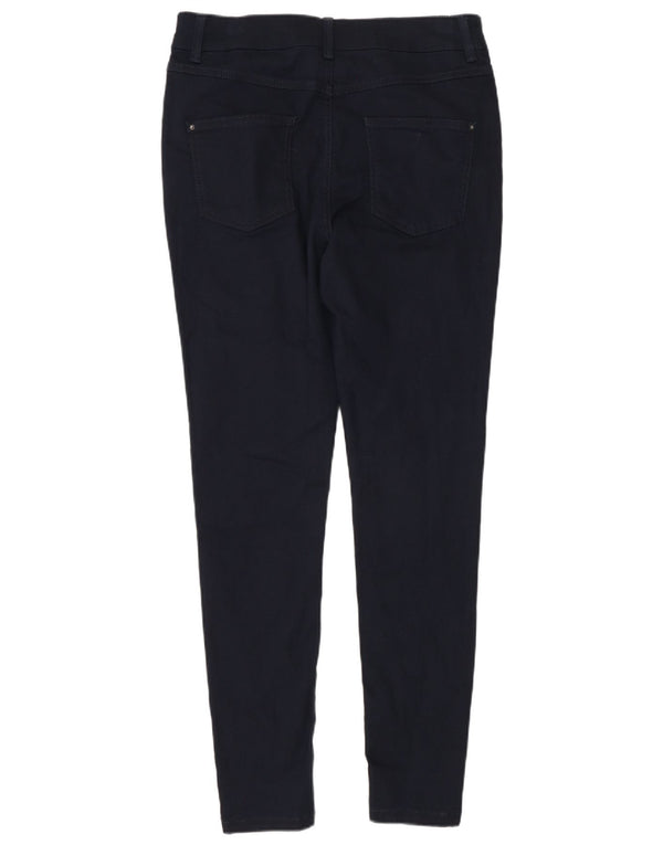 Calça jeans feminina Marks & Spencer UK 14 médio W30 L30 azul marinho algodão