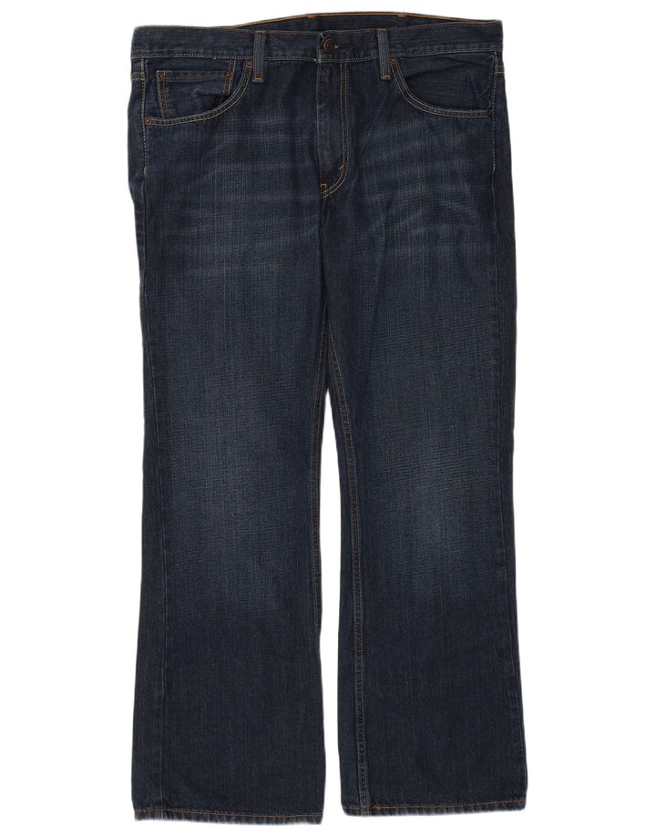 Levi's Masculino 527 Bootcut Jeans W38 L30 Azul Marinho Algodão