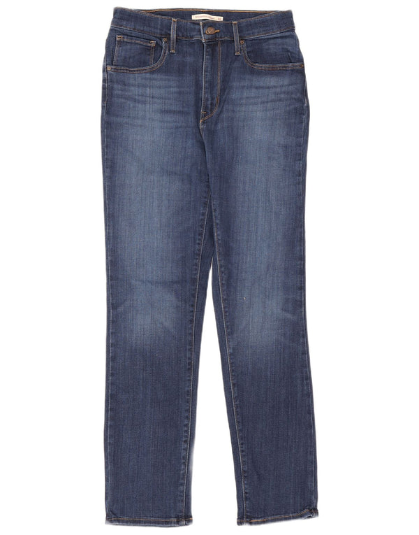 Calça jeans feminina Levi's 724 High Rise Straight W30 L30 Azul Algodão