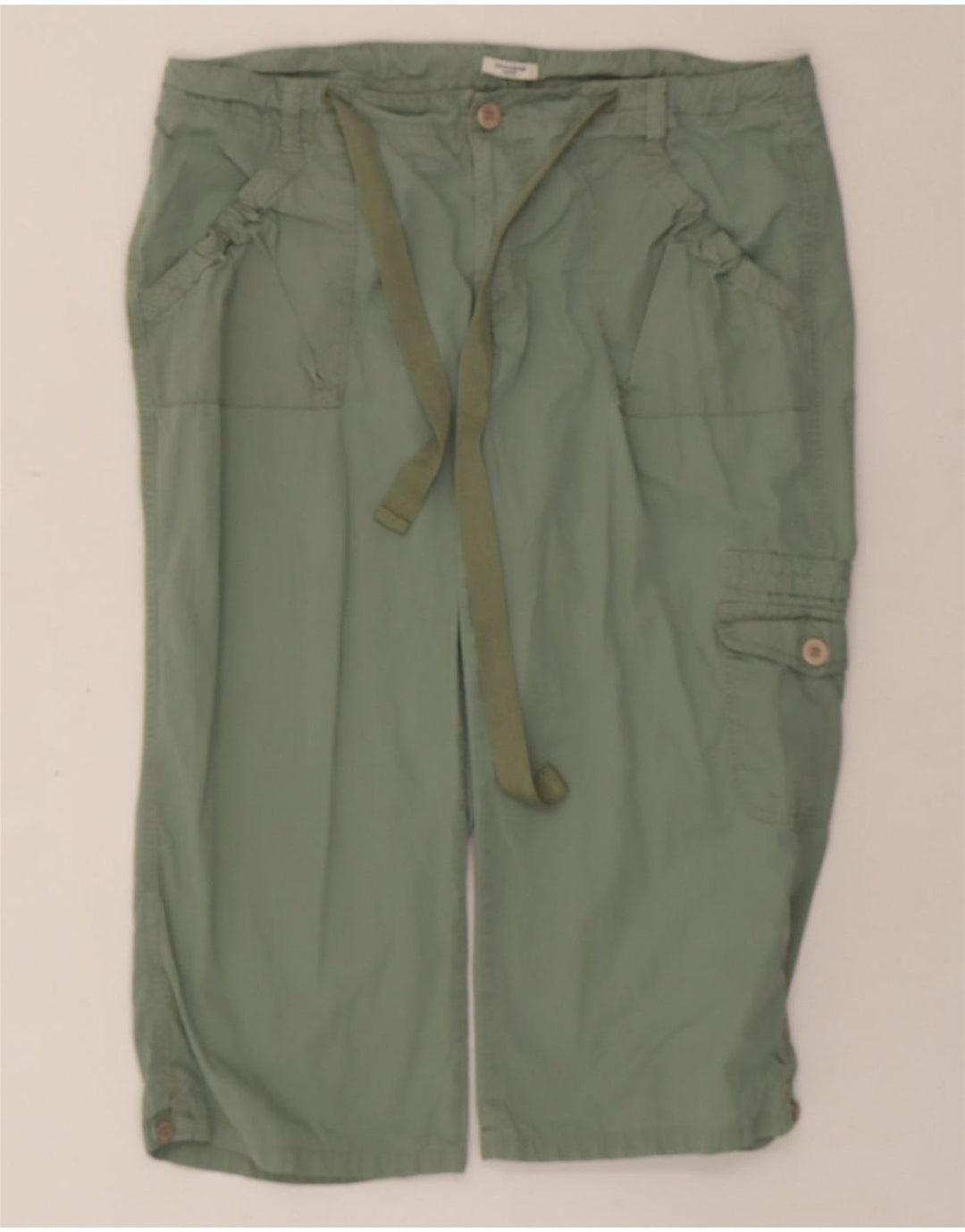 DOCKERS Womens Bermuda Cargo Shorts US 16 2XL W38 Green Cotton Vintage Dockers and Second-Hand Dockers from Messina Hembry 