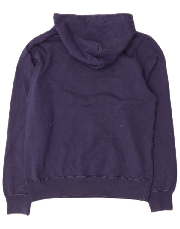 Jumper com capuz feminino Champion UK 14 poliéster azul marinho médio