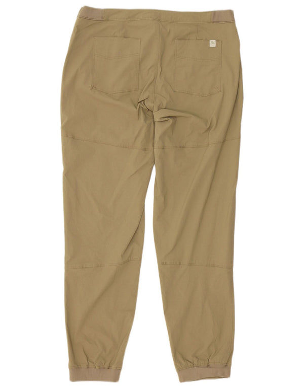 Calça jogger feminina L.L.Bean Chino médio W30 L29 cáqui nylon