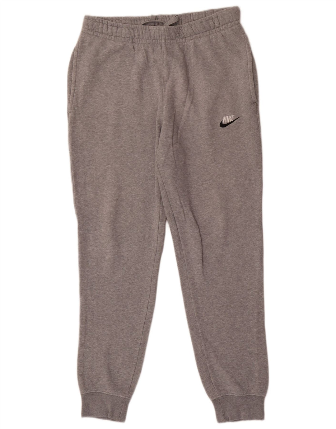 Calça de treino masculina Nike joggers pequeno algodão cinza