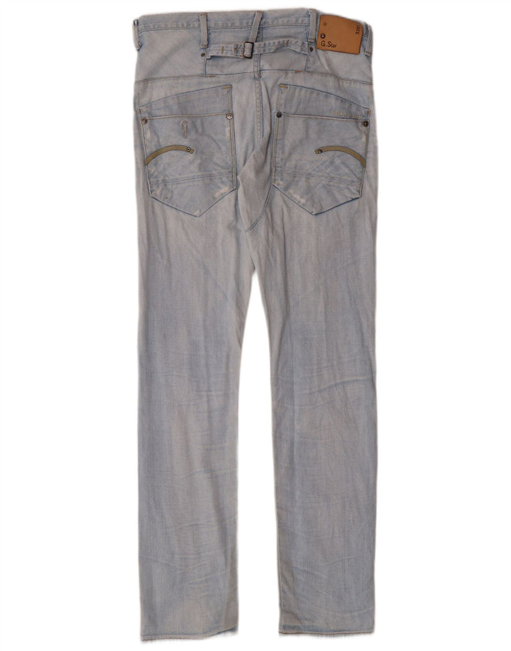 G-STAR Masculino 3301 Jeans Slim W32 L34 Azul Algodão