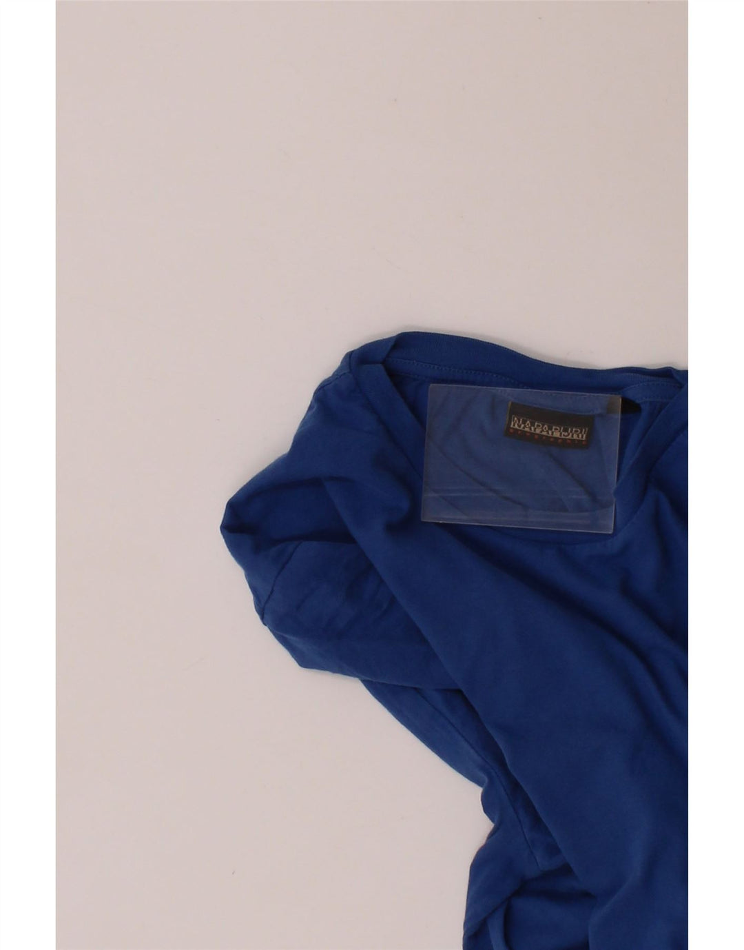 NAPAPIJRI Mens T-Shirt Top Medium Blue Cotton Vintage Napapijri and Second-Hand Napapijri from Messina Hembry 