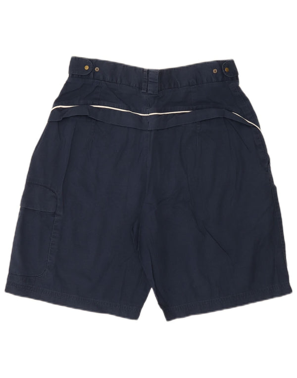 Nike Mens Cargo Shorts Médio W30 Azul Marinho Algodão