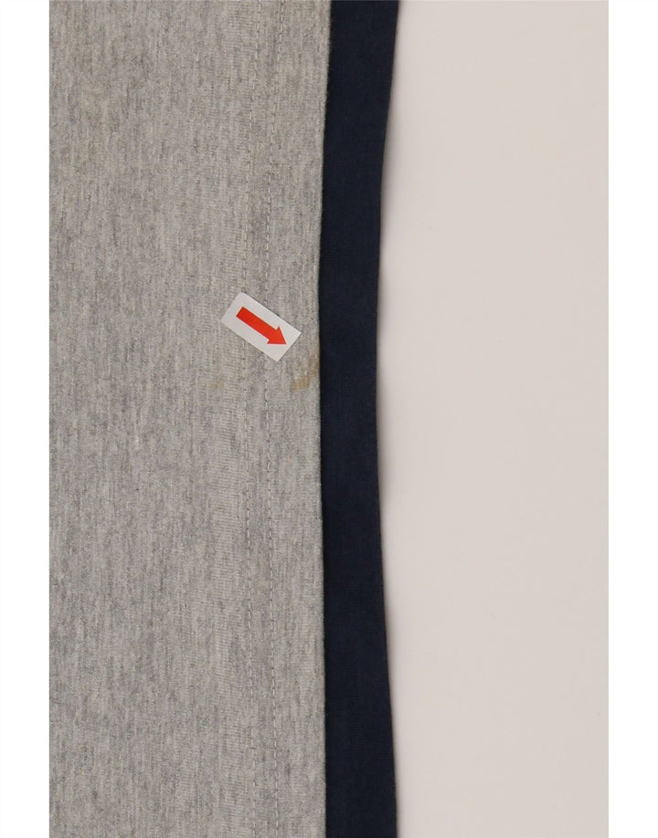 Top gráfico masculino ELLESSE manga comprida XL algodão cinza