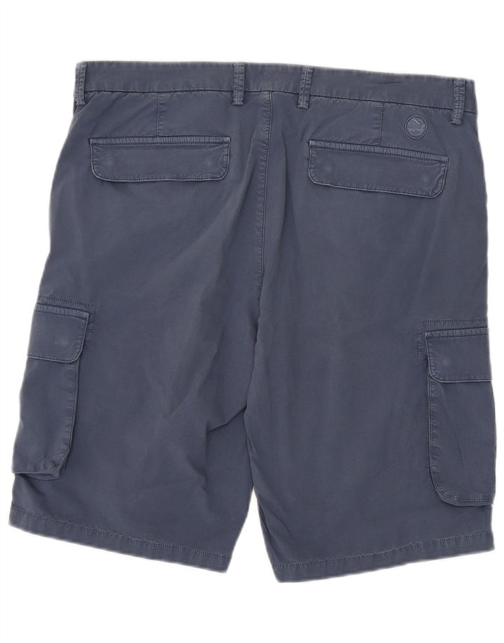 Shorts cargo masculino North Sails W36 grande algodão azul marinho