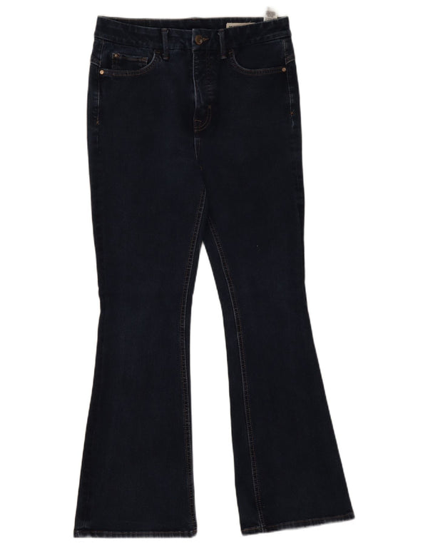 Calça jeans feminina Marks & Spencer UK 12 médio W28 L27 algodão azul marinho