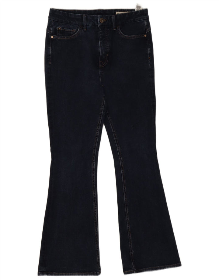 Calça jeans feminina Marks & Spencer UK 12 médio W28 L27 algodão azul marinho