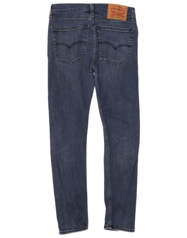 Levi's Masculino 519 Hi-Ball Skinny Jeans W32 L29 Azul Algodão