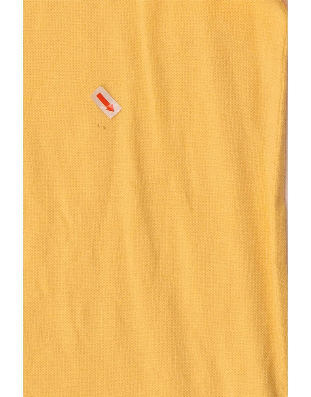 Camisa polo masculina Kappa algodão amarelo médio