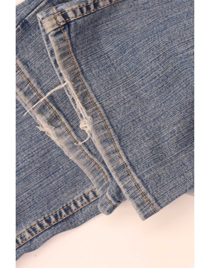 Lee Womens Cameron Bootcut Jeans W28 L33 Azul Algodão