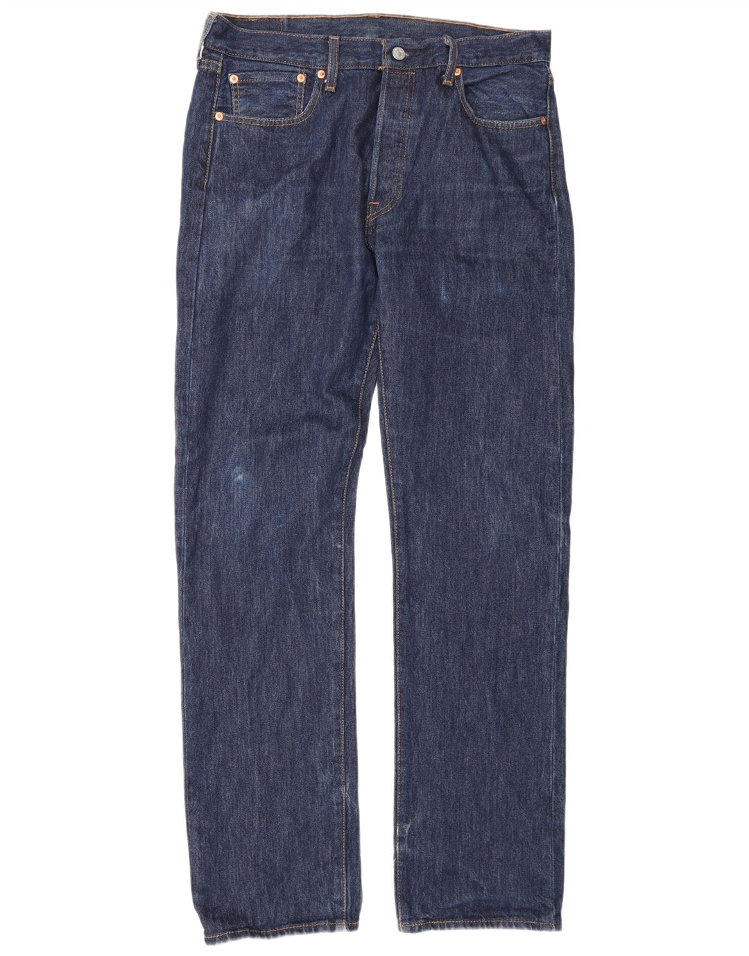 Levi's Masculino 501 Straight Jeans W33 L34 Azul Algodão