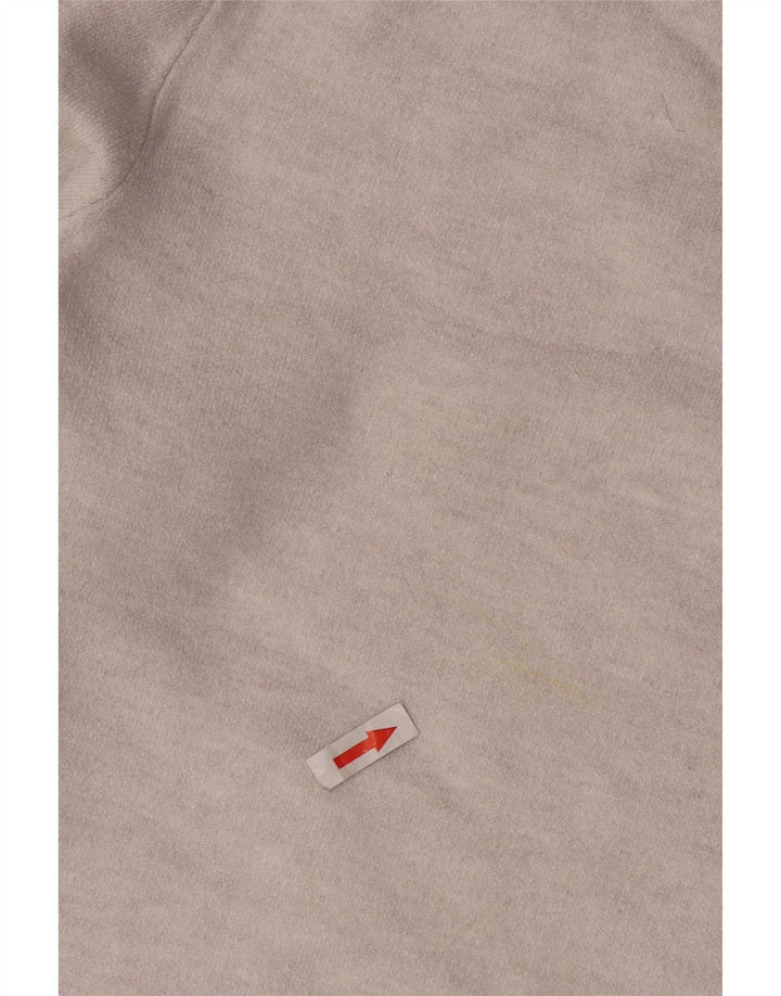 Suéter masculino Massimo Dutti com gola redonda, grande poliamida cinza