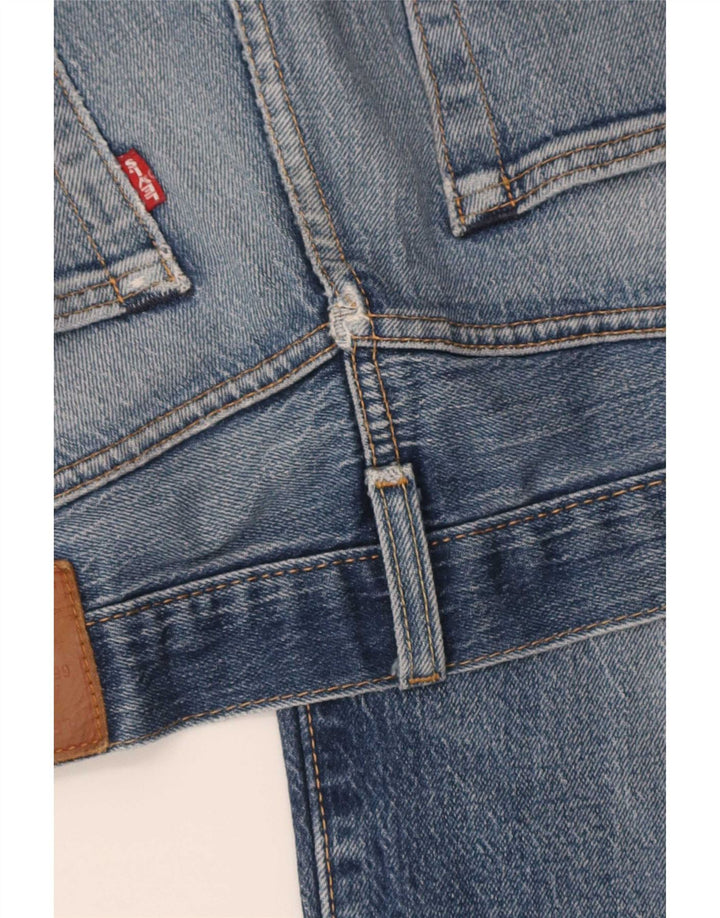 Levi's Masculino 501 Straight Jeans W31 L32 Azul Algodão