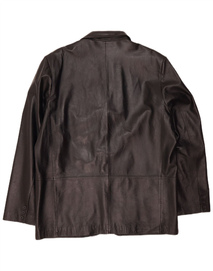 Jaqueta de couro masculina Conbipel IT 56 2XL couro preto