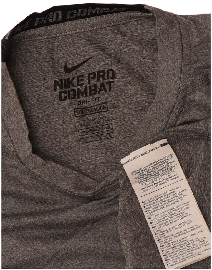 Nike Feminino Compression UK 20 2XL Cinza Poliéster