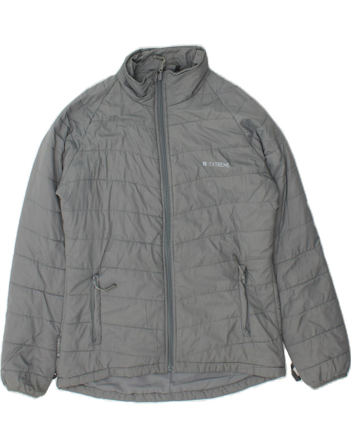 MOUNTAIN WAREHOUSE Womens Padded Jacket UK 12 Medium Grey Polyester Vintage Mountain Warehouse and Second-Hand Mountain Warehouse from Messina Hembry 