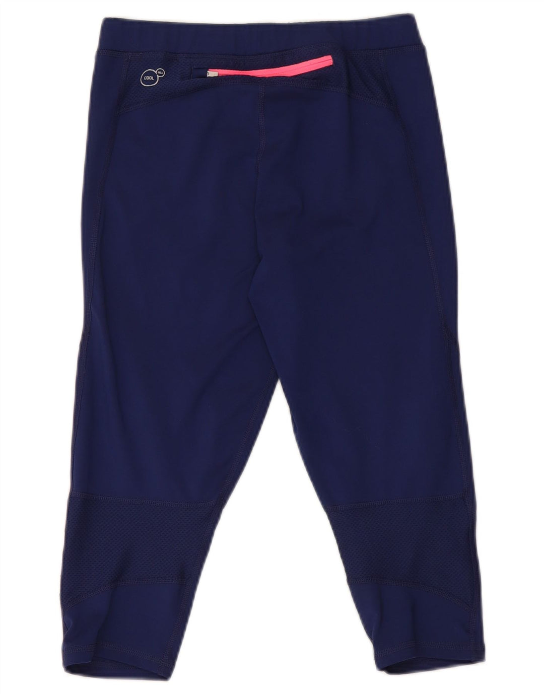 Puma Womens Capri Leggings UK 10 Pequeno Azul Marinho Poliéster