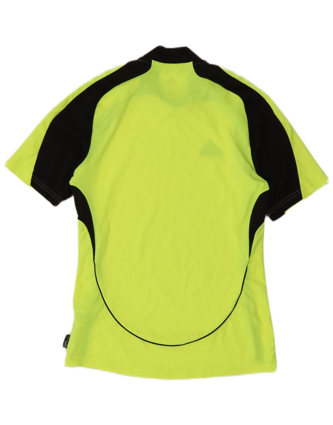 Adidas Masculino Clima 365 Camiseta Top Pequeno Verde Colorblock Poliéster