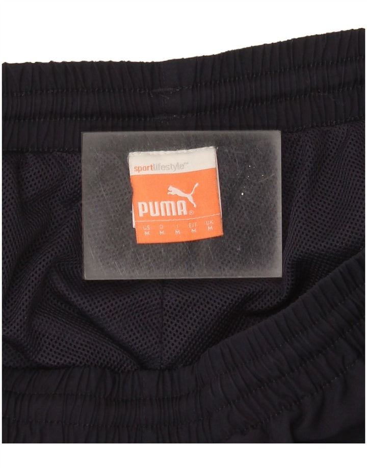 Calça de treino masculina Puma Joggers médio azul marinho