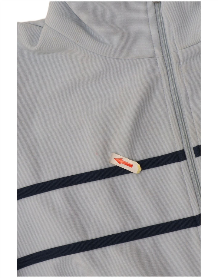 Kappa Womens Tracksuit Top Jacket UK 14 Grande Azul Colourblock Poliéster