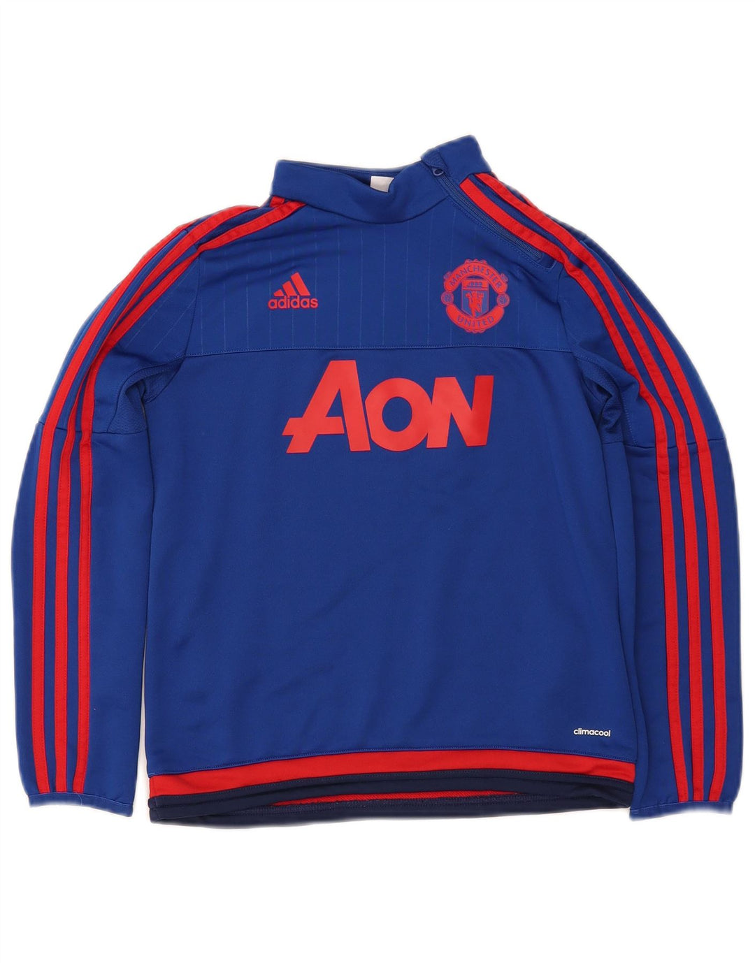 ADIDAS Boys Climacool Graphic Pullover Treino Top 9-10 Anos Azul