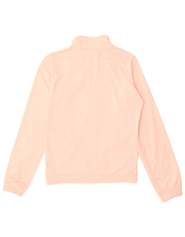 Reebok Womens Tracksuit Top Jacket UK 12 Medium Pink Colourblock Poliéster