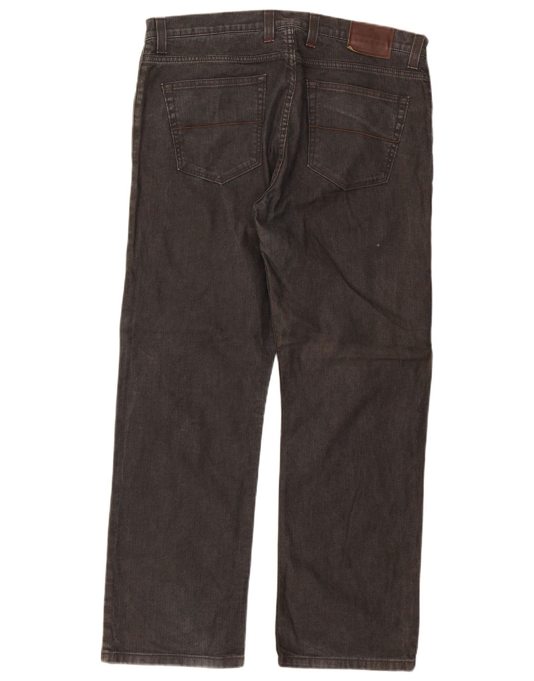 Calça jeans reta masculina Marks & Spencer Blue Harbor W38 L31 algodão preto