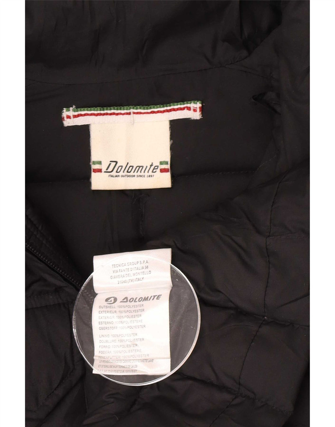Jaqueta acolchoada feminina Dolomite UK 18 XL poliéster preto