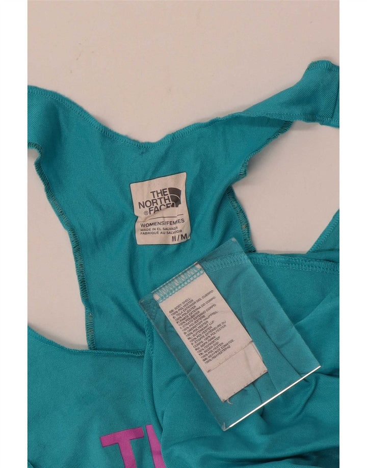 Colete gráfico feminino The North Face UK 12 poliéster azul médio