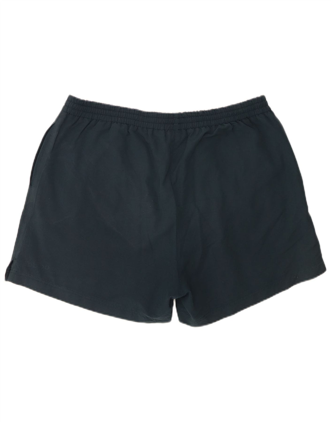 Shorts esportivos masculinos Adidas grandes poliéster azul marinho