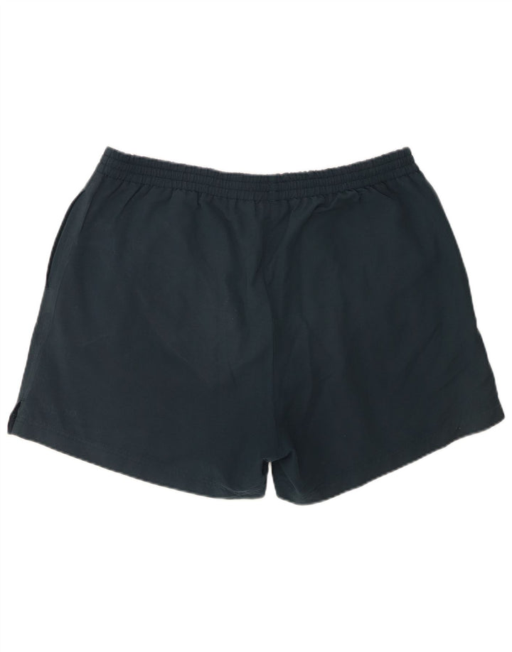 Shorts esportivos masculinos Adidas grandes poliéster azul marinho