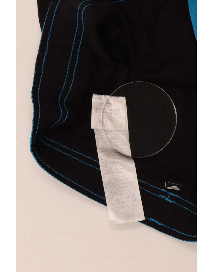Shorts esportivos femininos Arena UK 10 Pequeno poliéster preto