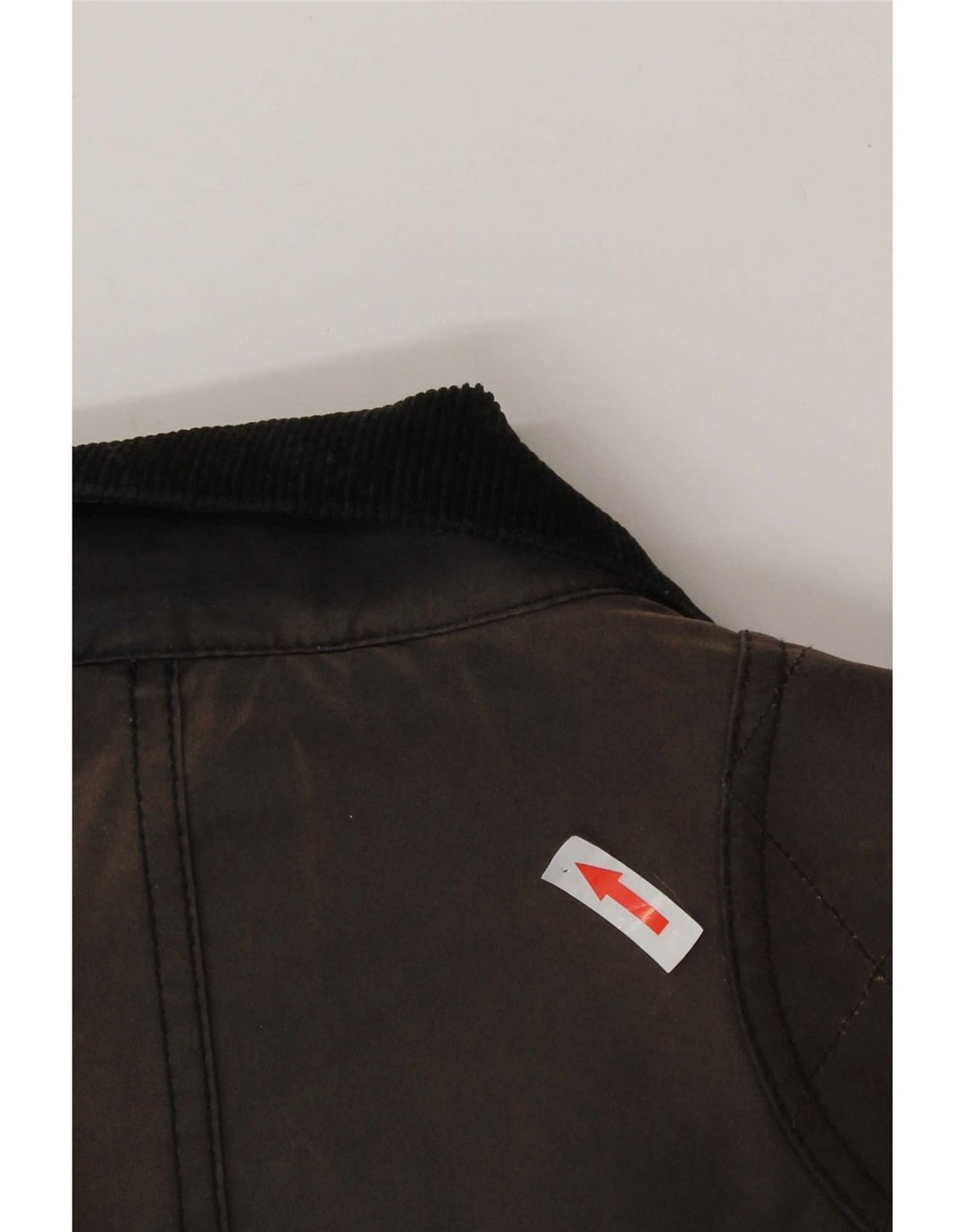 Jaqueta feminina de algodão encerado Barbour UK 10 pequena marrom