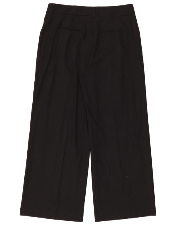 Calça feminina Marks & Spencer Autograph Chino UK 16 grande W36 L30 preta