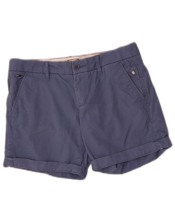 Shorts Chino feminino Tommy Hilfiger W26 XS azul algodão