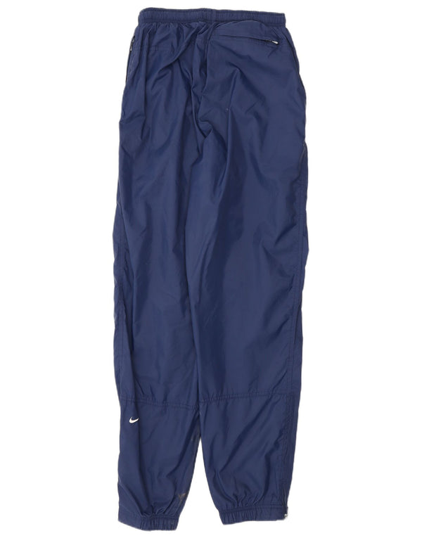 Calça de treino feminina Nike Joggers US 4/6 pequena azul marinho nylon