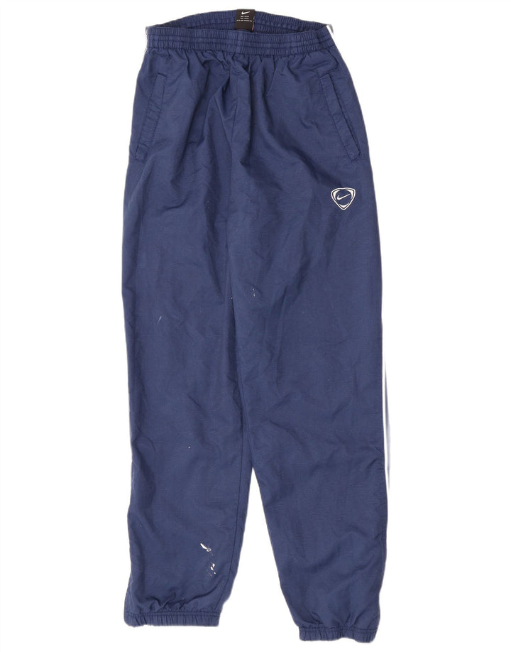 Calça de treino masculina Nike Joggers UK 39/41 médio azul marinho poliéster