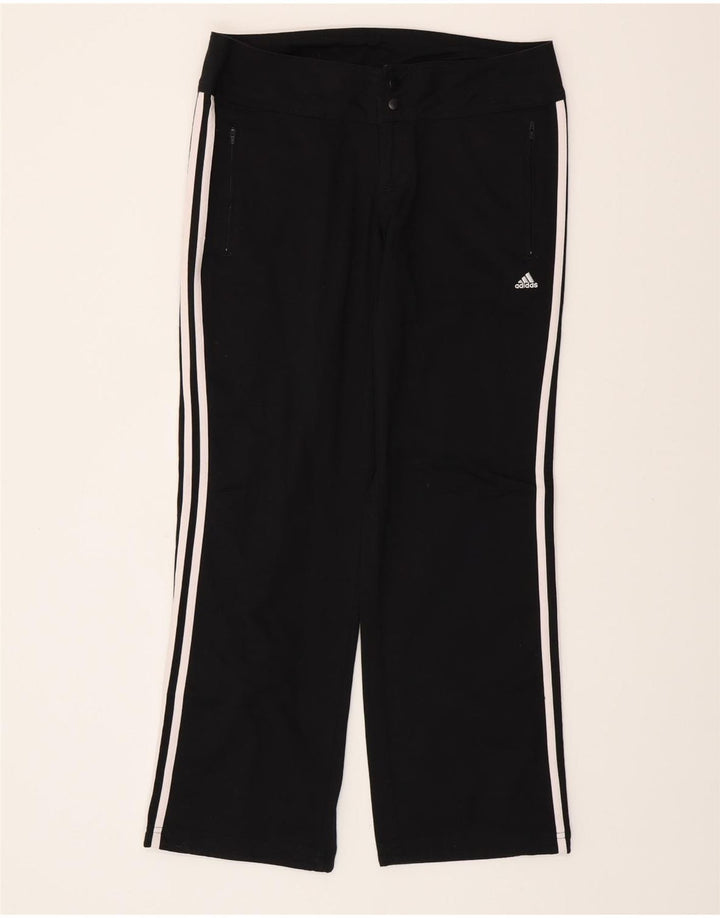 Calça Casual Adidas Climalite Feminina UK 12 Média W32 L30 Preta