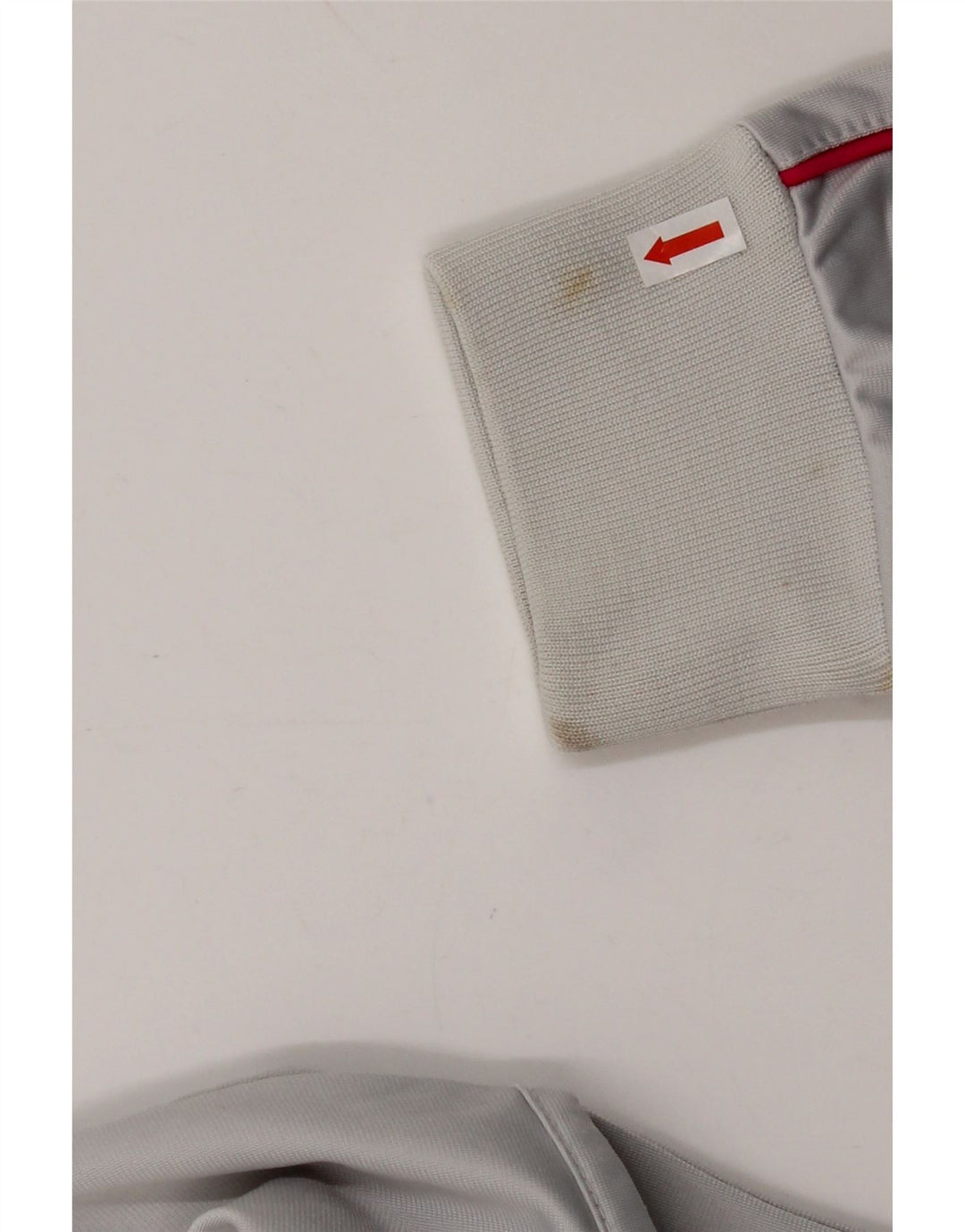 Asics Womens Tracksuit Top Jacket UK 18 XL Cinza Poliéster