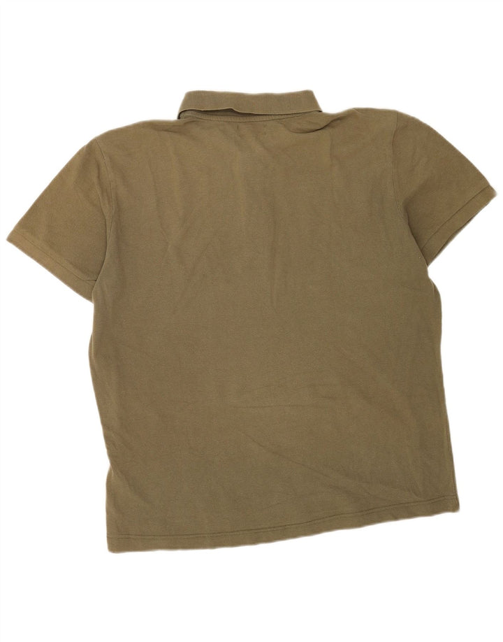 Camisa polo masculina Kappa grande cáqui
