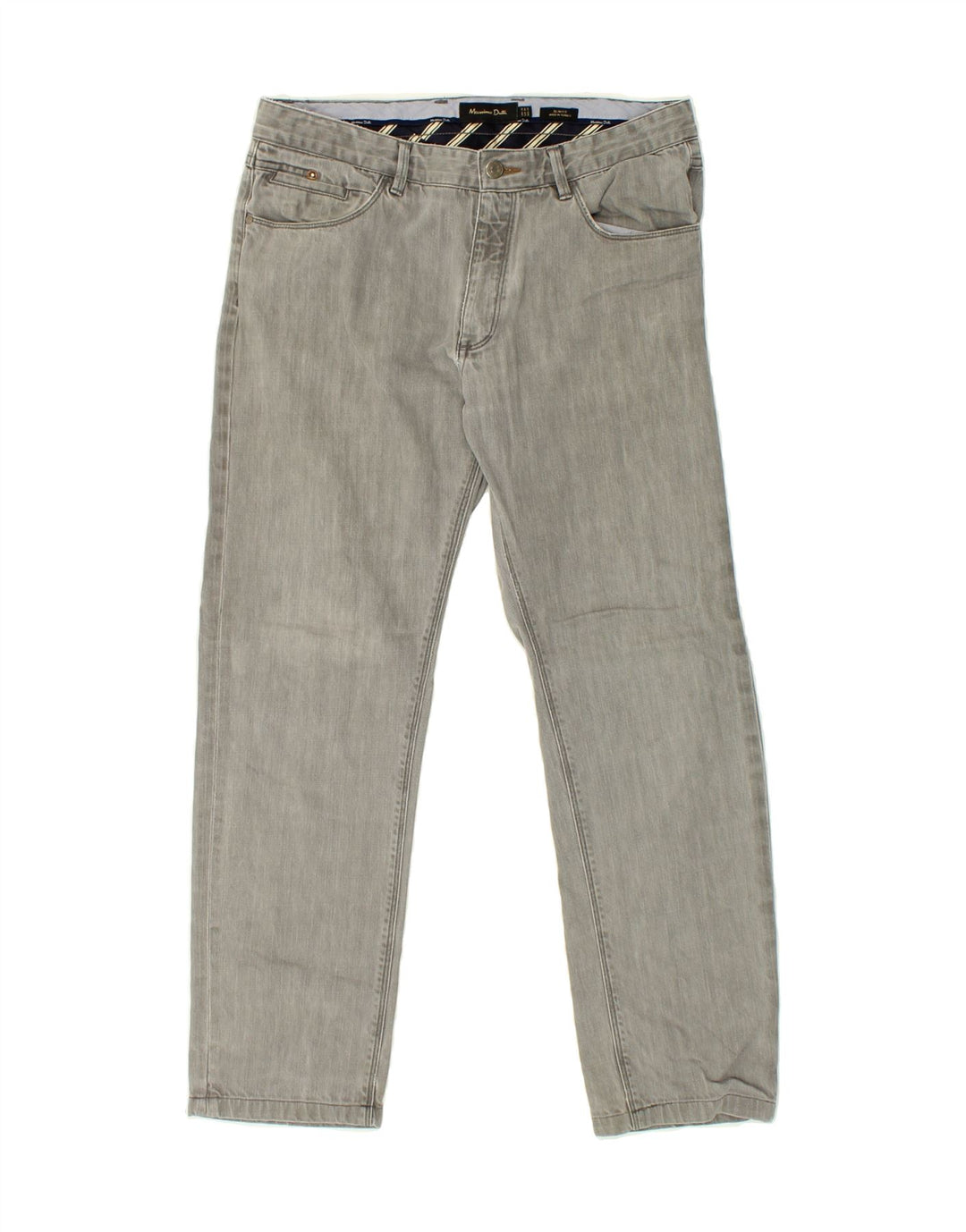 MASSIMO DUTTI Womens Slim Jeans EU 42 Large W32 L27 Grey Cotton | Vintage Massimo Dutti | Thrift | Second-Hand Massimo Dutti | Used Clothing | Messina Hembry 