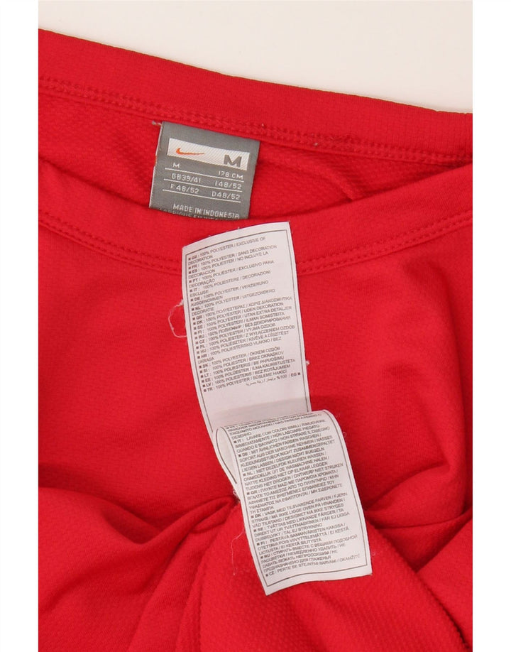 Camiseta masculina Nike Top UK 39/41 poliéster vermelho médio