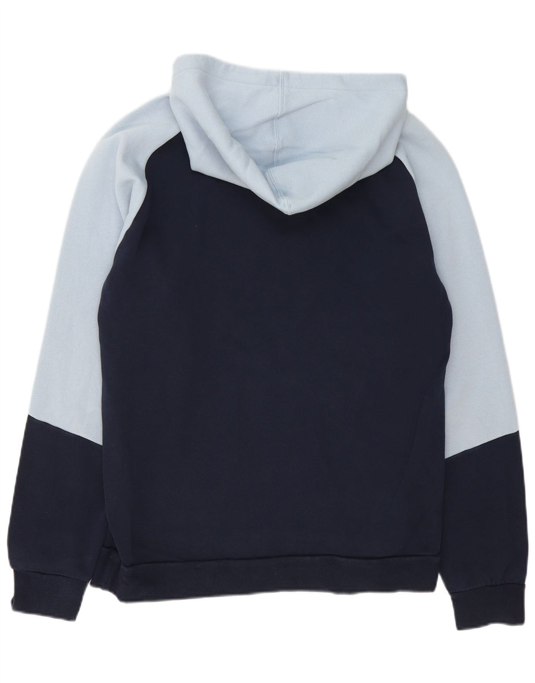 Adidas Mens Hoodie Jumper Médio Azul Marinho Colorblock