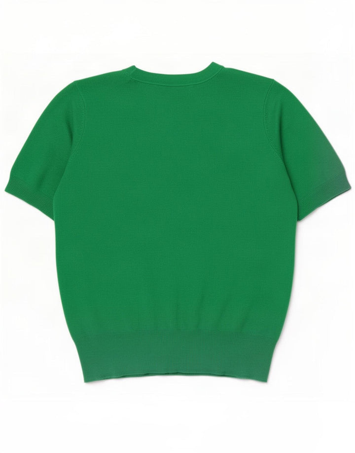 Zara Blusa Feminina Top UK 12 Verde Médio